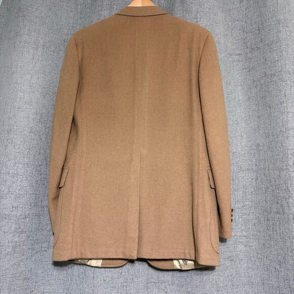 Vintage Cricketeer Sport Coat Men 42R* Tan Union Made In USA Wooden Buttons - Picture 2 of 9